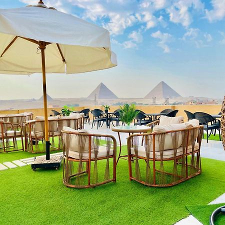 Palm Pyramids View Inn Kafret el-Gabal Eksteriør bilde