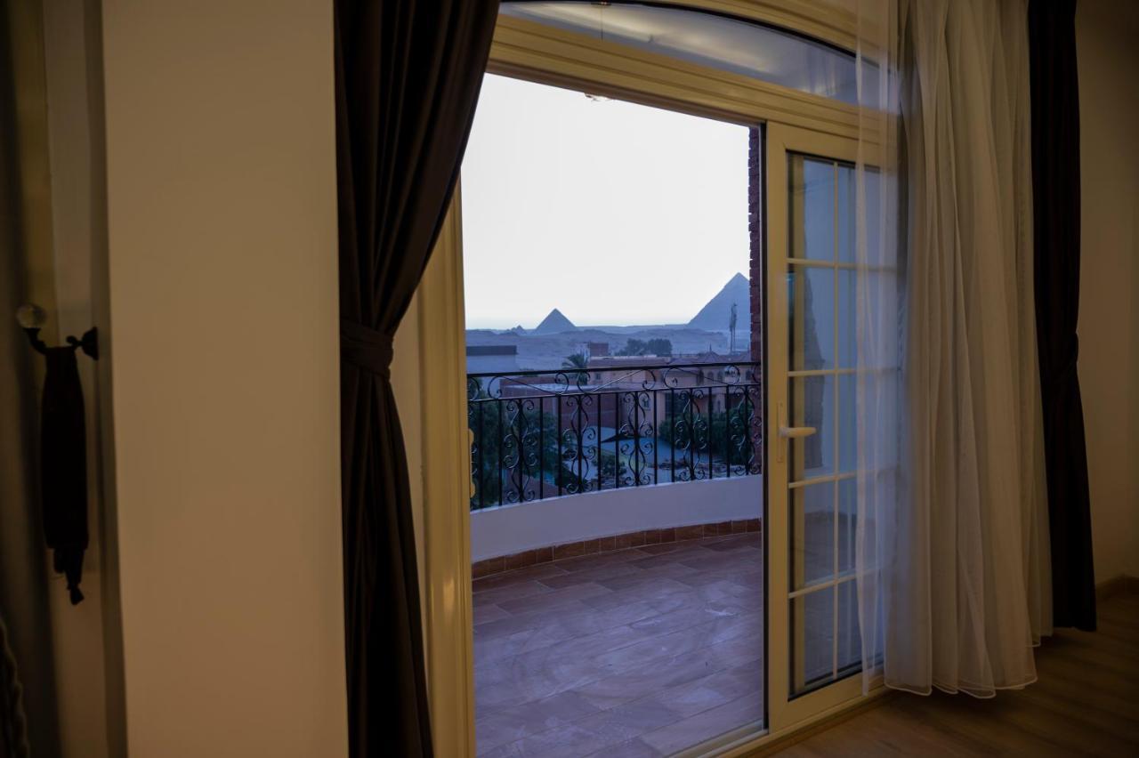Palm Pyramids View Inn Kafret el-Gabal Eksteriør bilde