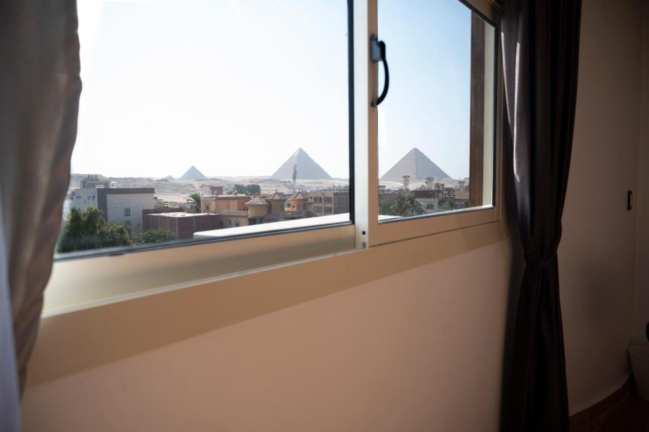 Palm Pyramids View Inn Kafret el-Gabal Eksteriør bilde